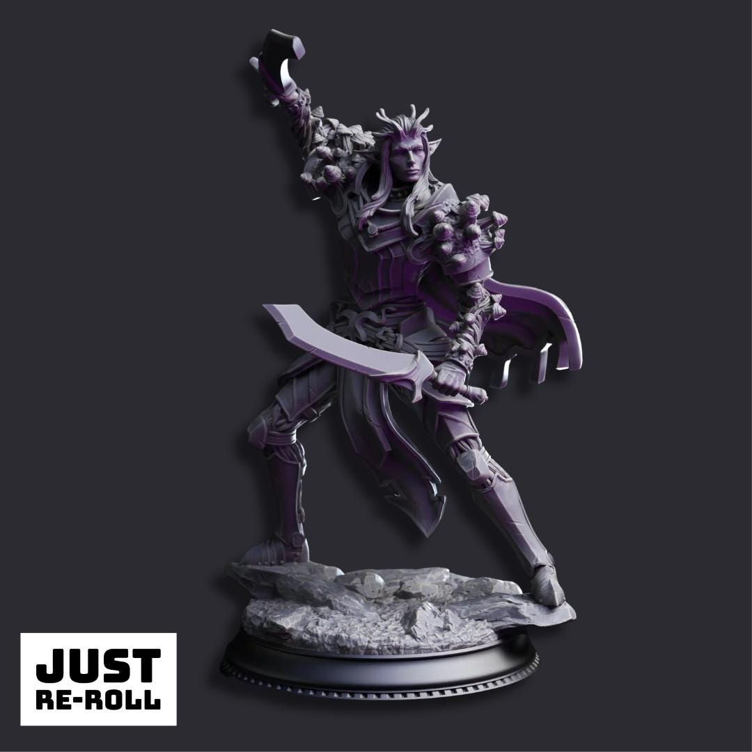 The Blessed Servants of Vaezirak - 3D Printed Monster Miniatures - Just Re - Roll