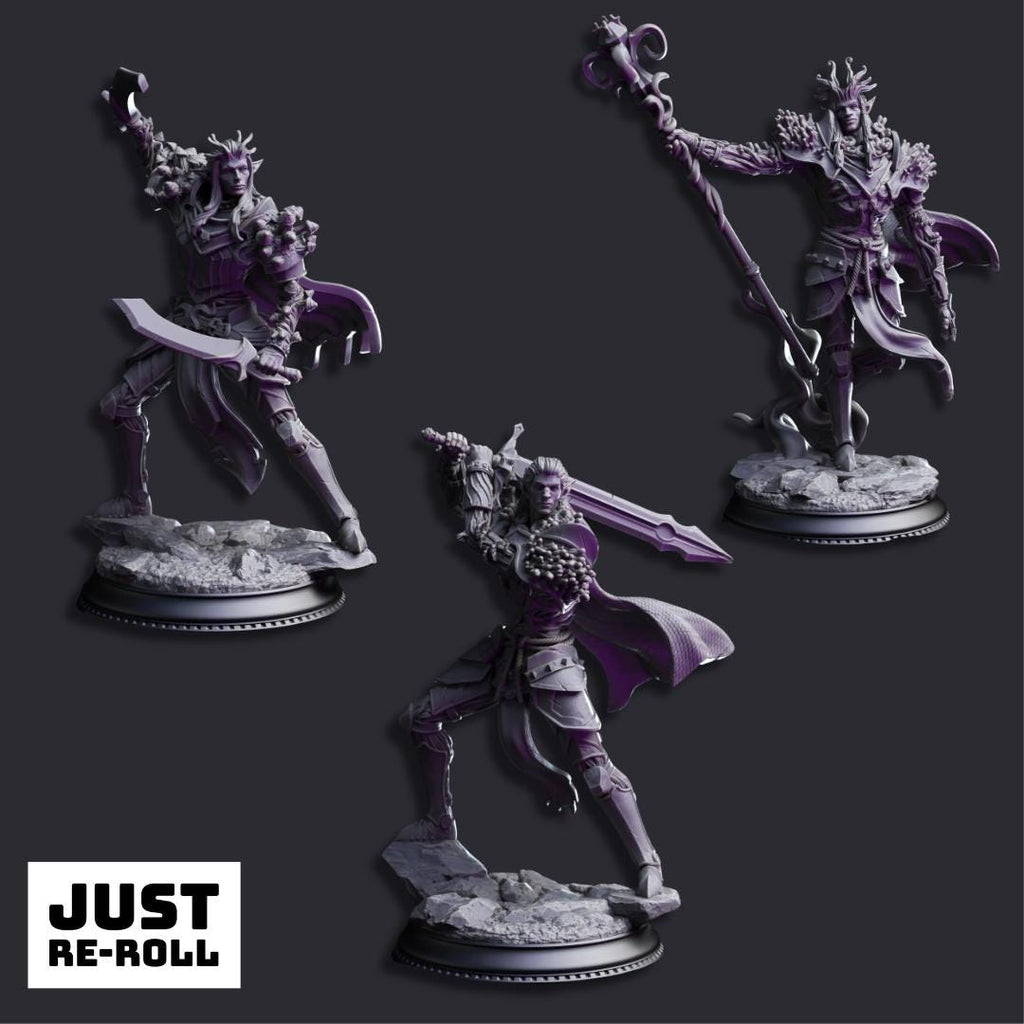 The Blessed Servants of Vaezirak - 3D Printed Monster Miniatures - Just Re - Roll