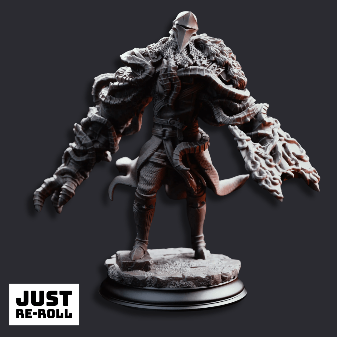 The Blight’s Warriors Blighted Knights - 3D Printed Monster Miniature - Just Re-Roll