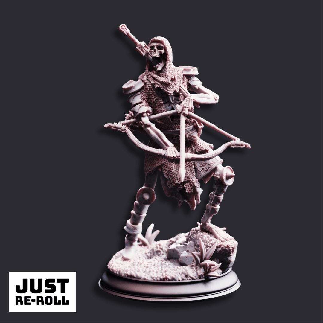 The Fallen & Damned Lost Crusaders - 3D Printed Monster Miniatures - Just Re - Roll