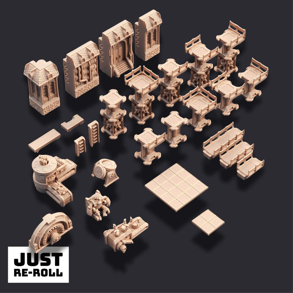 The Shifting Foundry – 3D Printed Terrain - Just Re-Roll