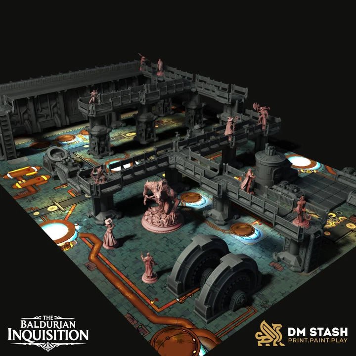 The Shifting Foundry – 3D Printed Terrain - Just Re-Roll