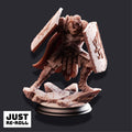 Trenon the Remade – Golden Griffin Vanguard - 3D Fighter Miniature - Just Re - Roll