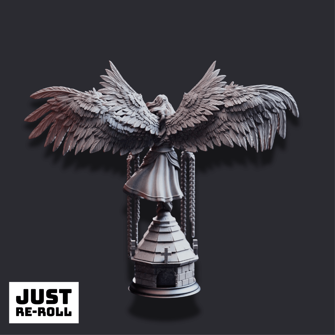 Varathos – Warden of Syelden - 3D Printed Sorcerer Character Miniature - Just Re - Roll