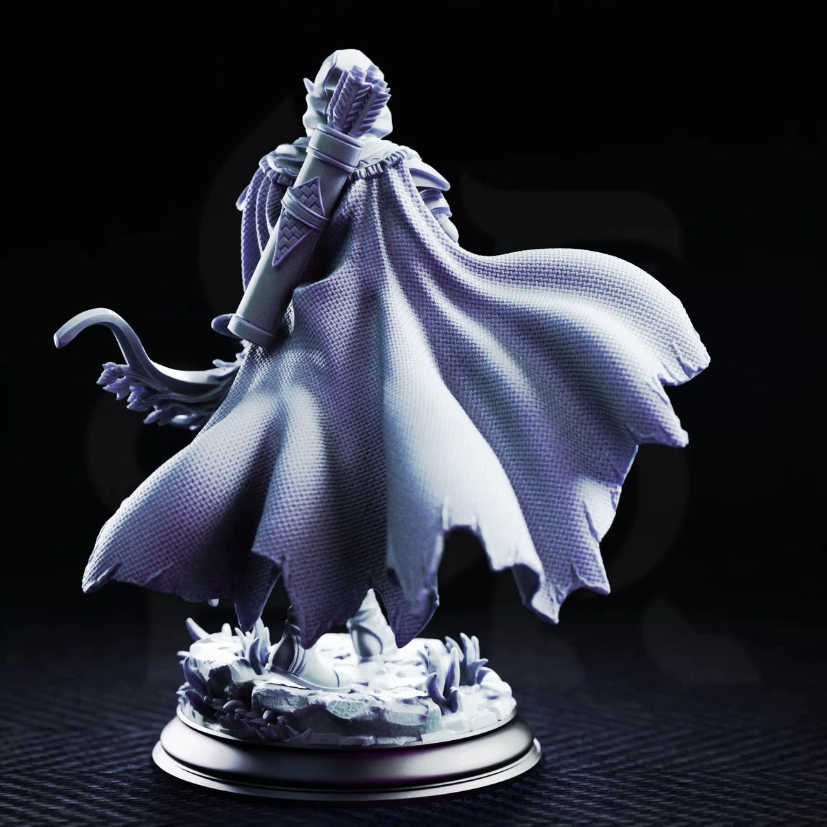 Vexana – Drow Ranger of the Swamp - 3D Printed Ranger Miniature - Just Re-Roll