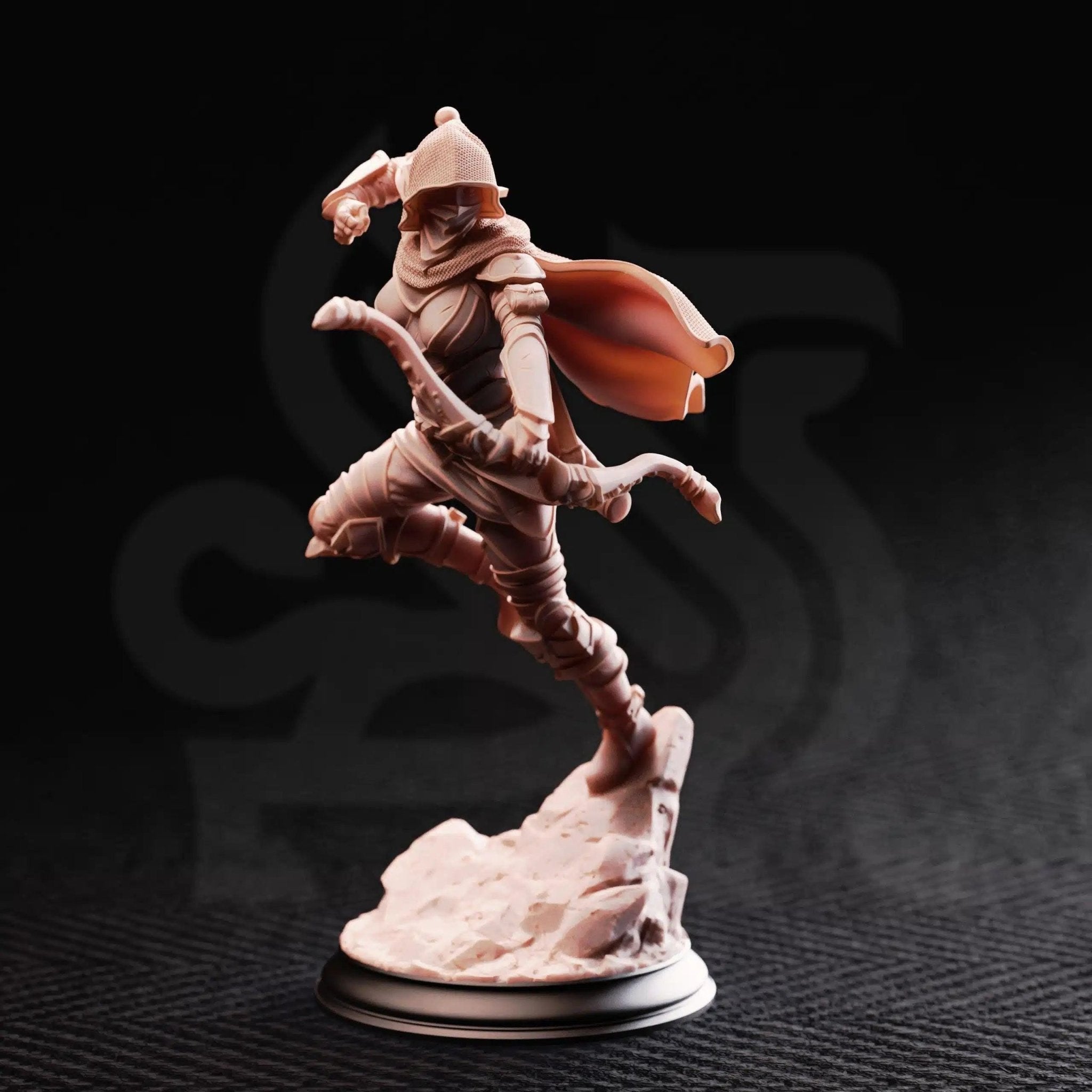 Virana – Devil Hunter - 3D Ranger Miniature - Just Re - Roll
