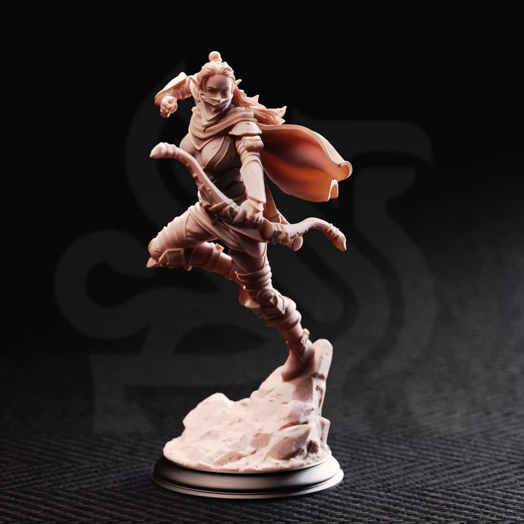 Virana – Devil Hunter - 3D Ranger Miniature - Just Re - Roll