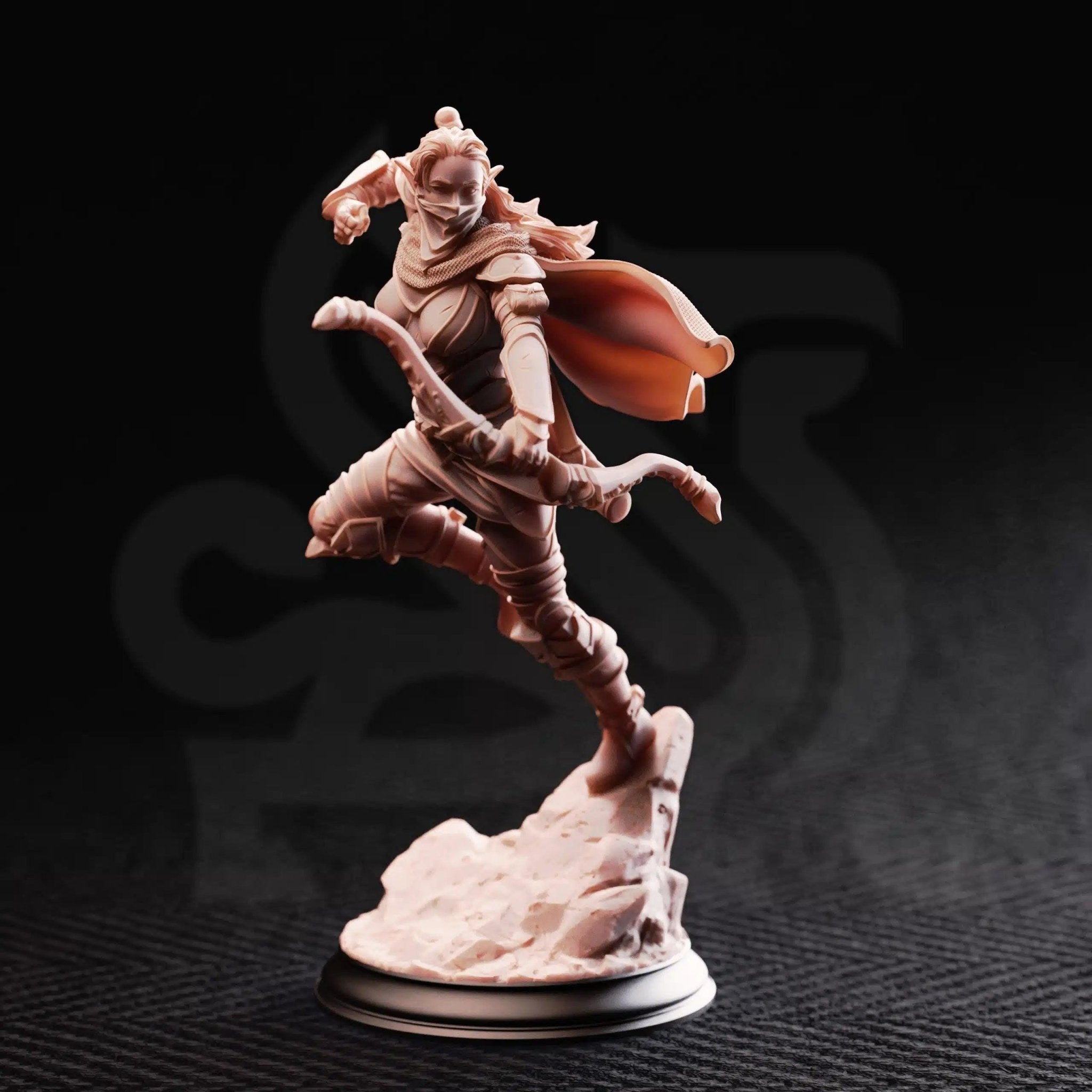 Virana – Devil Hunter - 3D Ranger Miniature - Just Re - Roll