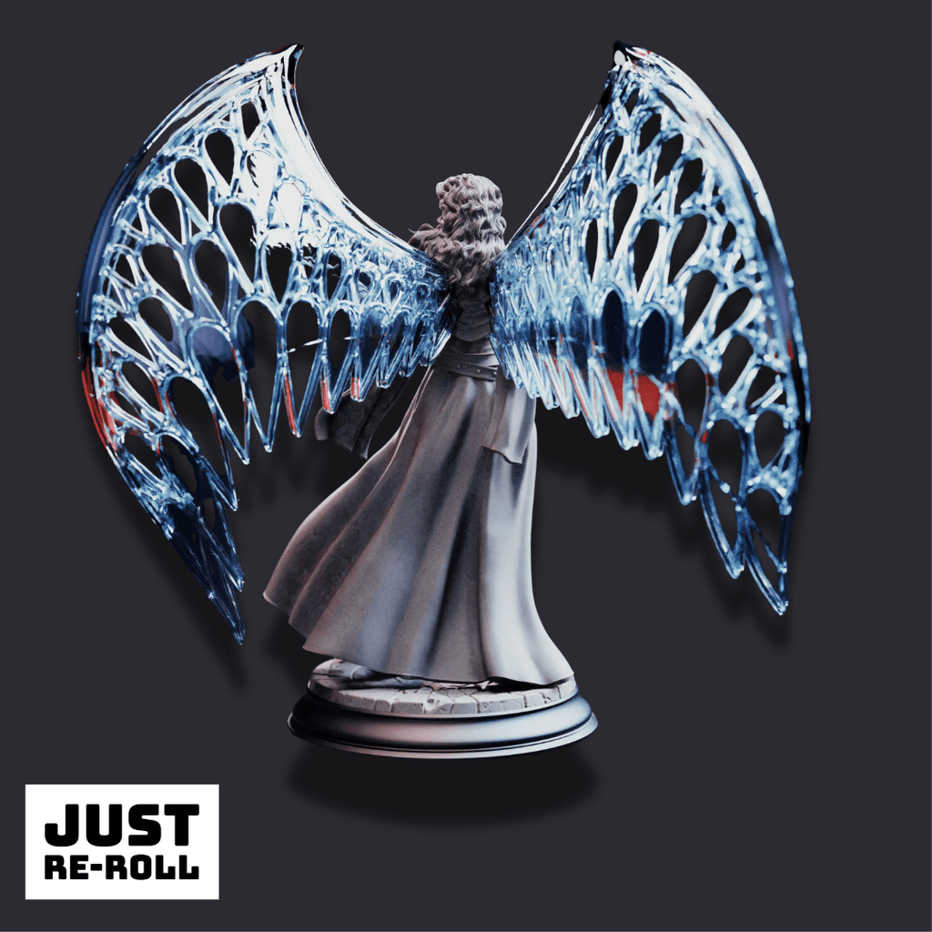 Vitria – Prismatic Angel - 3D Printed Sorcerer Character Miniature - Just Re - Roll
