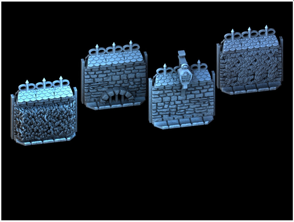 Wall Set 2 - 28mm Tabletop Terrain