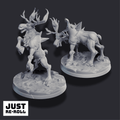 White Moose – 3D Printed Fantasy Creature Miniature - Just Re - Roll