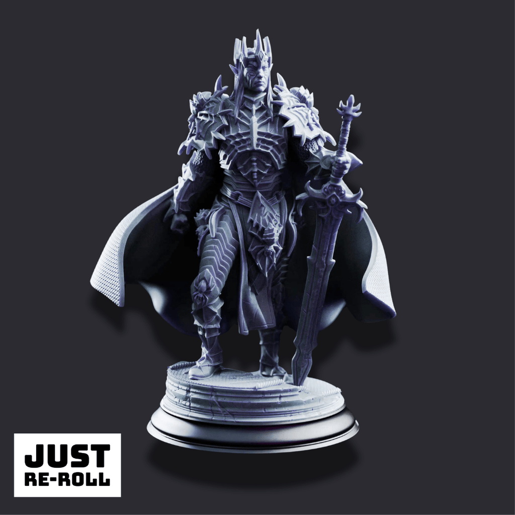 Xanathos the Dreadful – Irinax’s General - 3D Printed Fighter Miniature - Just Re-Roll