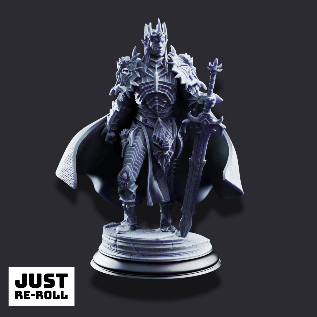 Xanathos the Dreadful – Irinax’s General - 3D Printed Fighter Miniature - Just Re-Roll