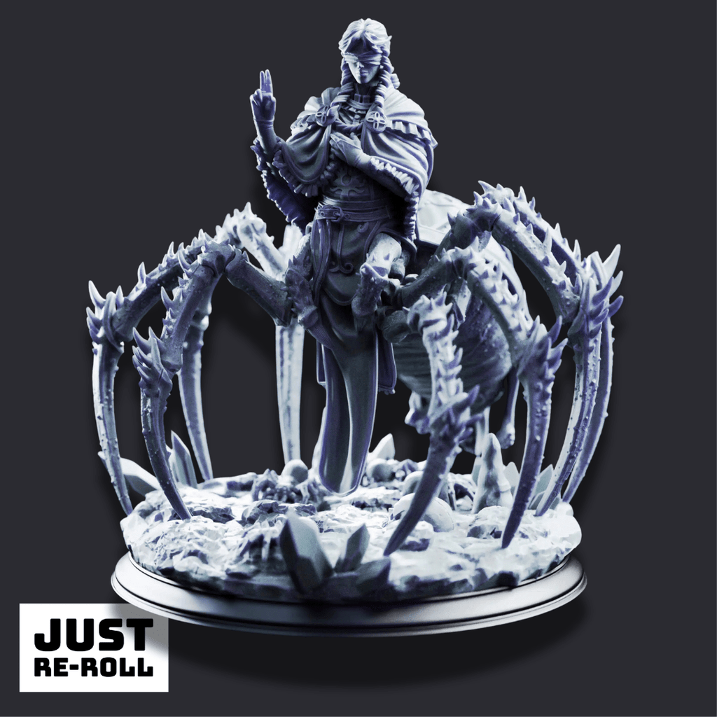 Xarinath – Daughter of Irinax - 3D Printed Monster Miniature - Just Re-Roll