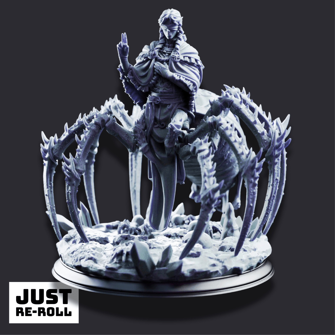 Xarinath – Daughter of Irinax - 3D Printed Monster Miniature - Just Re-Roll