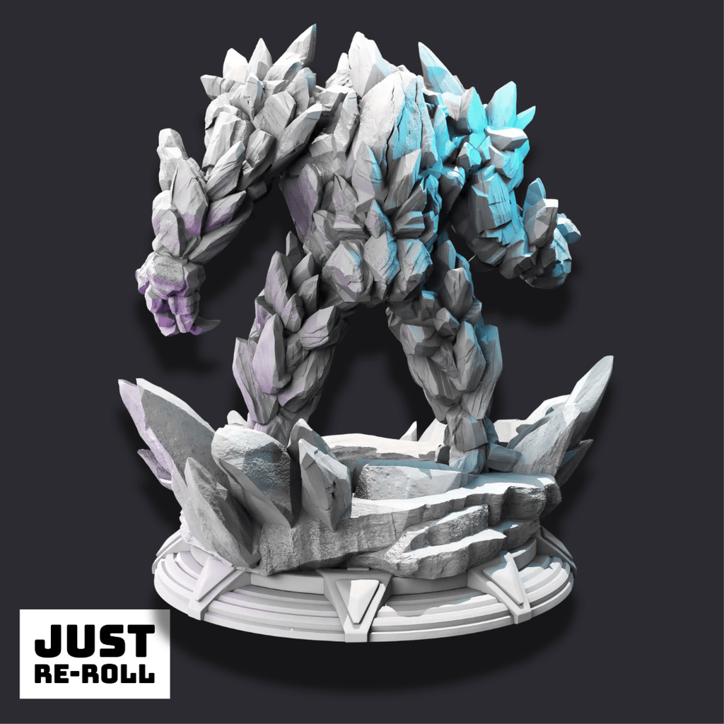 Yokun Golem - 3D Monster Miniature - Just Re-Roll