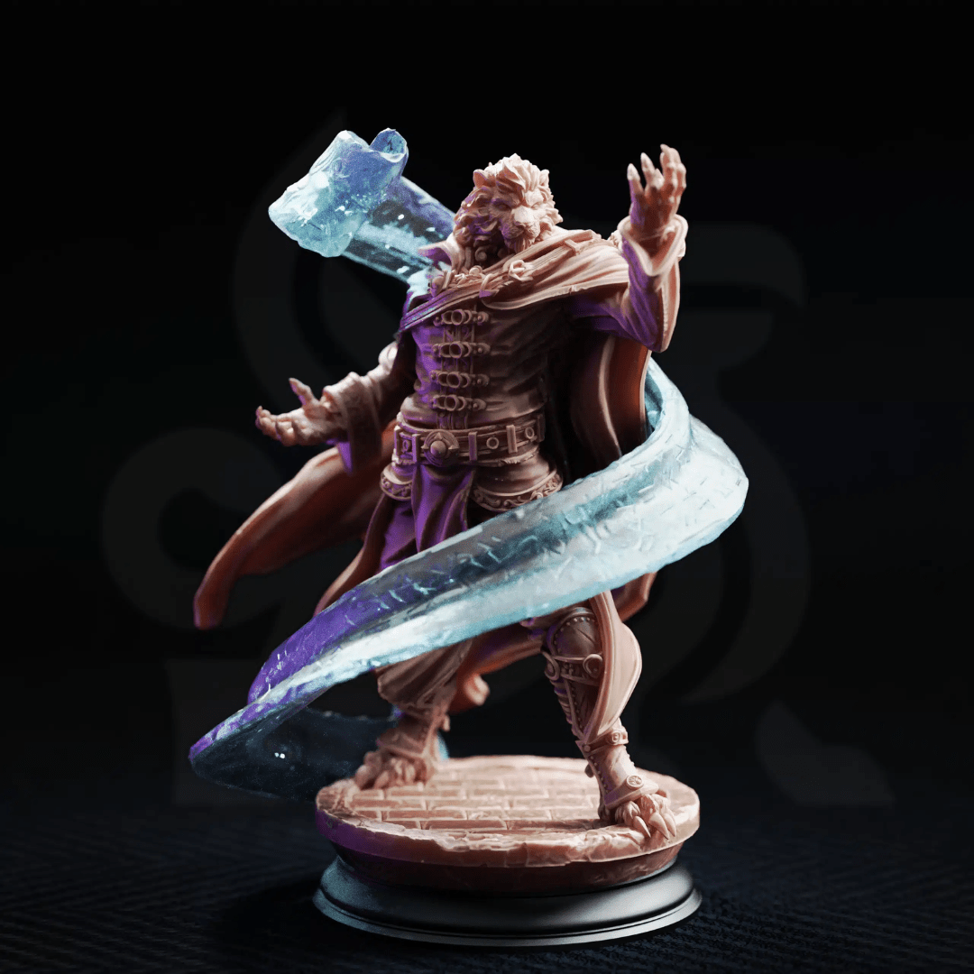 Za’kar Student of the Scroll - 3D Printed Sorcerer Miniature - Just Re-Roll